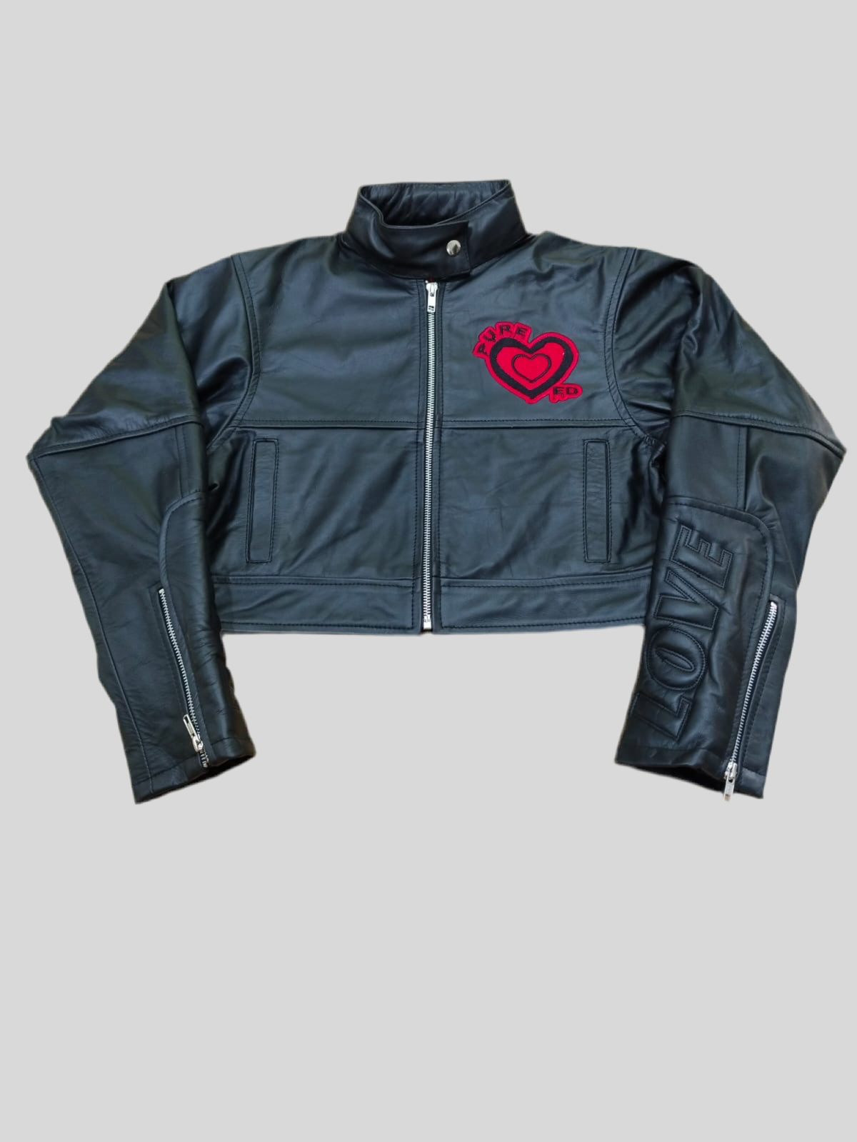 Premium Leather Jacket(Crop)