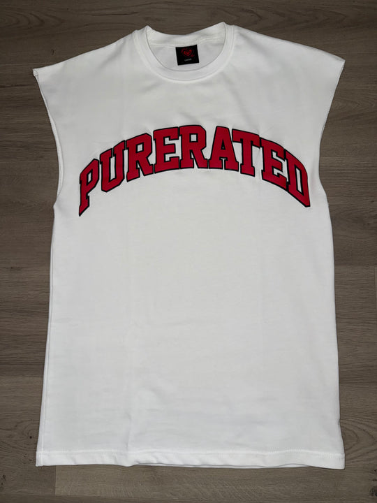 PURERATED Sleeveless TShirt(Red)