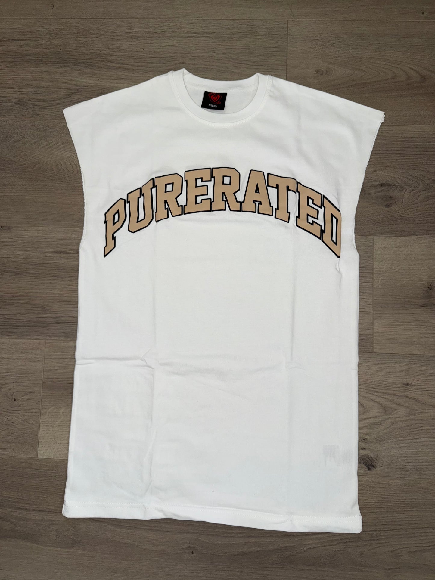 PURERATED Men’s Premium Sleeveless T Shirt
