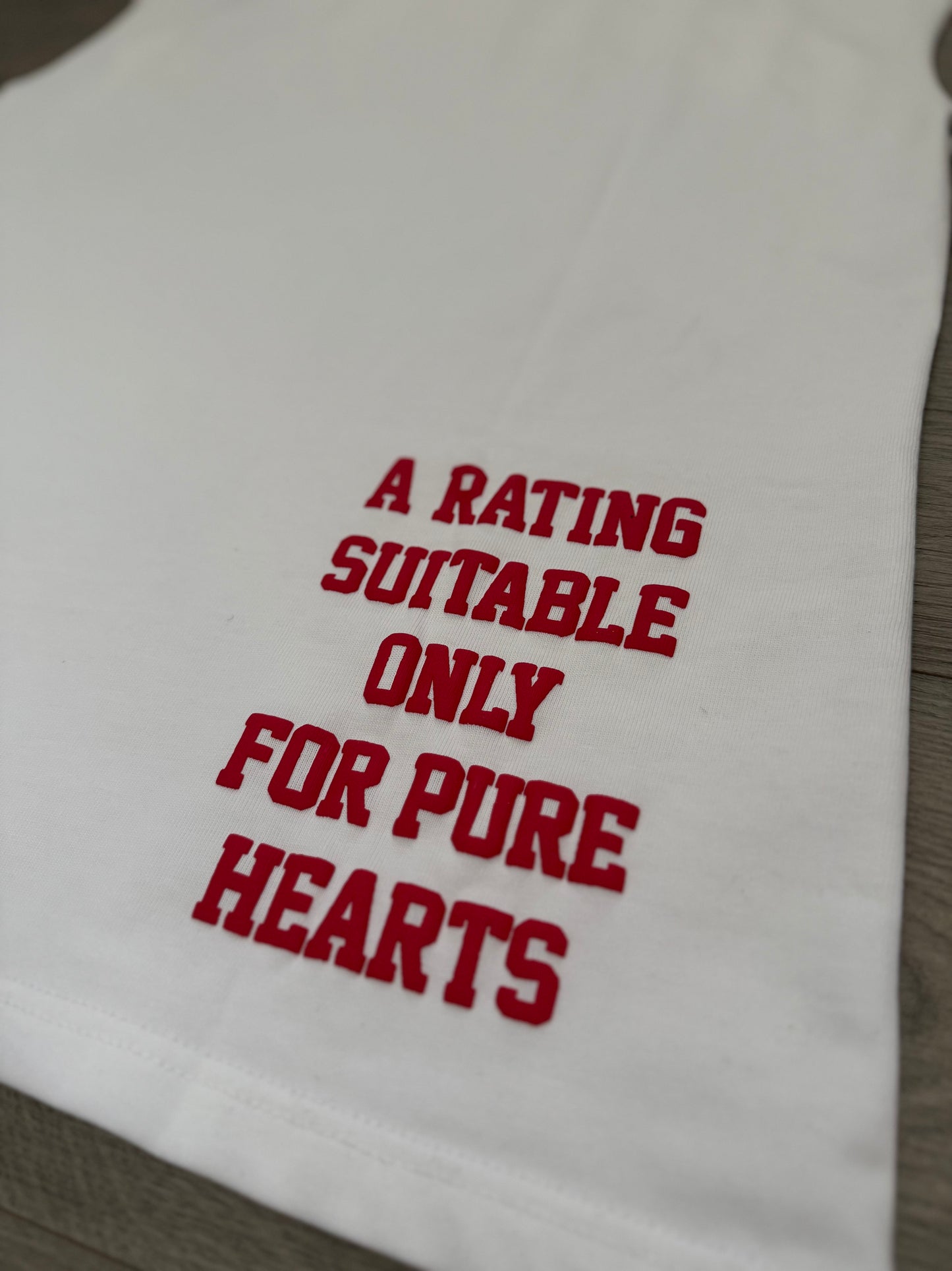 PURERATED Sleeveless TShirt(Red)