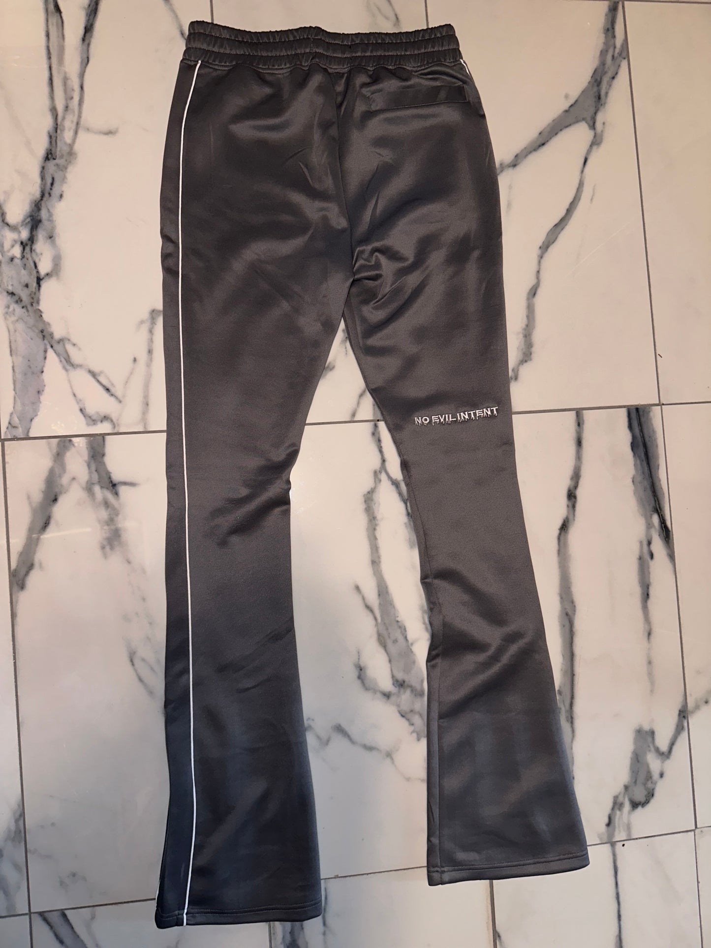 Pure Hearted Stacked Pants (Grey)